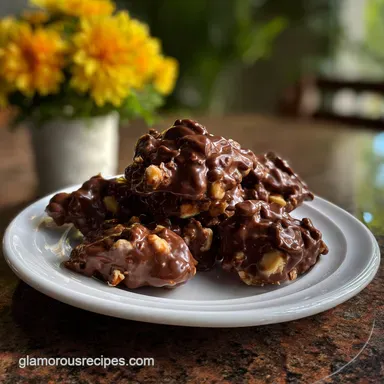 Chocolate Peanut Clusters with Velvety Coating