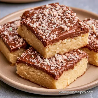 Chocolate Peppermint Shortbread for 20