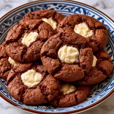 Peppermint Thumbprint Cookies for 16 Recipe Card
