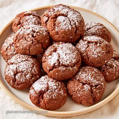Chocolate Snowball Cookies in 25 Minutes Recipe Card