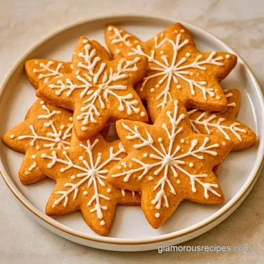Christmas Cookies With Royal Icing Baked Recipe Card