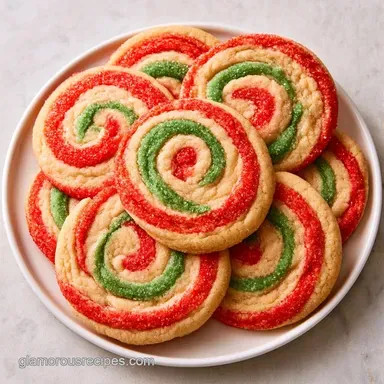 Christmas Swirl Sugar Cookies for 20 Recipe Card
