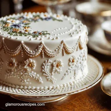 Lambeth Style Cake: Vintage Elegance with Royal Icing Piping