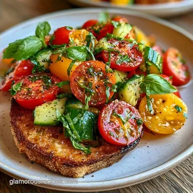 Classic Panzanella Salad for 4 Servings