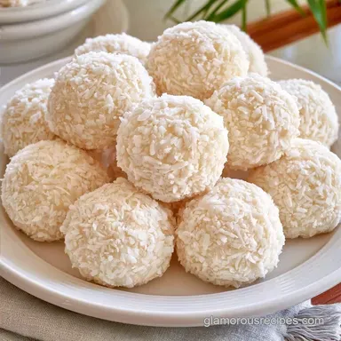 Coconut Snowball Cookies in 66 Minutes