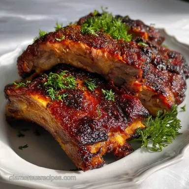 Smoked Ribs: Competition-Style Low Slow Recipe Recipe Card