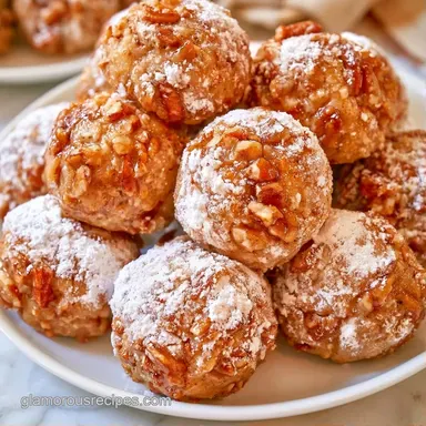 Cream Cheese Pecan Snowballs in 30 Min Recipe Card