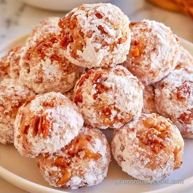 Cream Cheese Pecan Snowballs in 30 Min