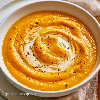 Creamy Vegetable Soup in 40 Minutes Recipe Card