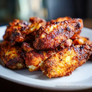 Baked Chicken Wings Recipe: For 4 Servings Recipe Card