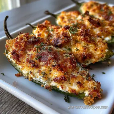 Simple Crispy Jalapeno Poppers in 35 Minutes Recipe Card