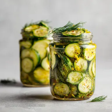 Bread and Butter Pickles Recipe: Ultra-Crispy Refrigerator Style Recipe Card