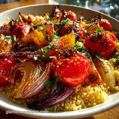 Daniel Fast Recipe with Roasted Vegetables | Quinoa Bowl