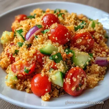 Easy Couscous Salad in 15 Minutes Recipe Card