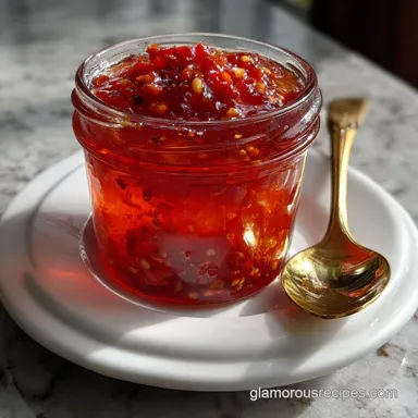 Homemade Red Pepper Jelly Recipe: Quick Sweet Heat Recipe Card