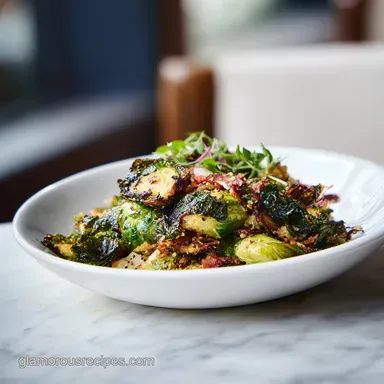 Easy Smashed Roasted Brussels Sprouts Recipe for 4 Servings
