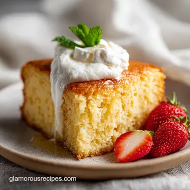 Easy Tres Leches Cake: Silky Sponge in 45 Minutes Recipe Card