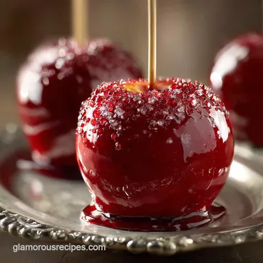 Candy Apple Recipe: Master the Hard Crack Stage for a Brilliant Snap Recipe Card