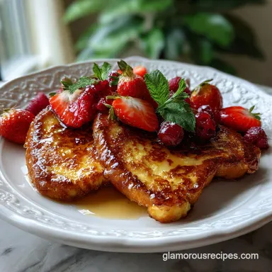 French Toast for One: Silky Interior Recipe Card