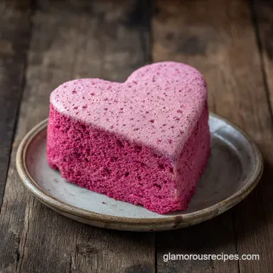 Galentines Day Cake with Champagne Reduction