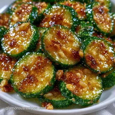 Garlic Butter Zucchini in 15 Minutes Recipe Card