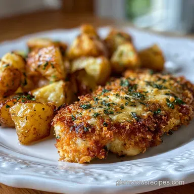 Garlic Parmesan Chicken Potatoes: Crispy Baked