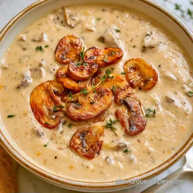 Cream of Mushroom Soup Gluten Free: Silky Recipe Card