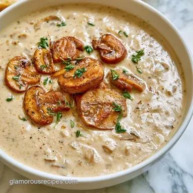 Cream of Mushroom Soup Gluten Free: Silky