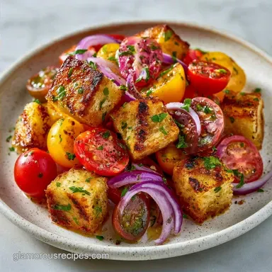 Grilled Bread Salad with Sourdough