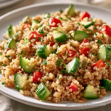 Healthy Grain Salad for 12 Servings Recipe Card