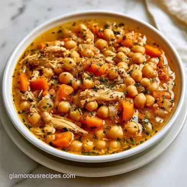 High Protein Chickpea Chicken Soup (6)