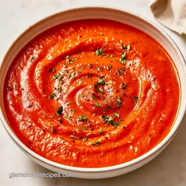 High Protein Roasted Tomato Soup: 40 Min
