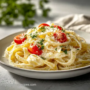 Homemade Alfredo Sauce Recipe in 15 Minutes Recipe Card