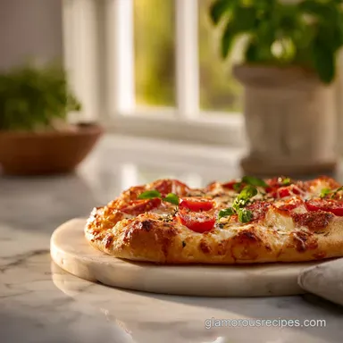 The Best Homemade Pizza Dough Recipe with 8 Servings Recipe Card