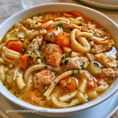 Instant Pot Chicken Noodle Soup: 40 Min