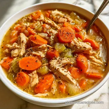 Instant Pot Chicken Soup in 50 Minutes Recipe Card