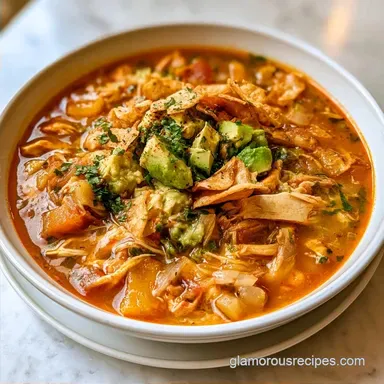 Instant Pot Chicken Tortilla Soup: 40 Min