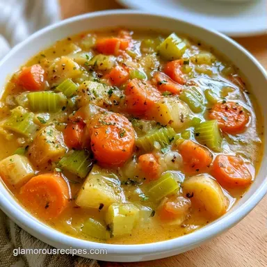 Instant Pot Vegetable Soup in 35 Minutes Recipe Card