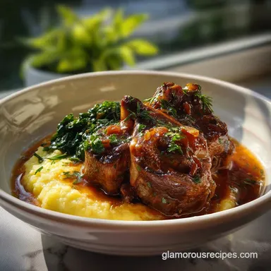Lamb Osso Buco Slow Cooker Recipe Recipe Card