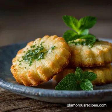 Lemon Balm Melting Moments: The Perfect Tender, Buttery Biscuit Recipe Card