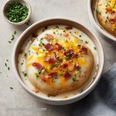 Loaded Baked Potato Soup for 8 Servings