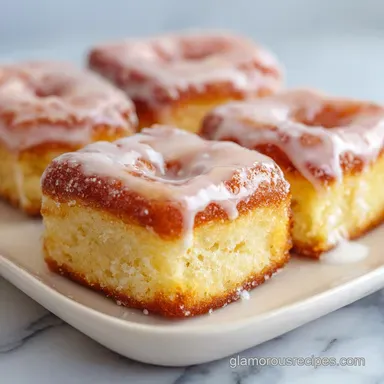 Maple Donut Bars Recipe for 12 Servings