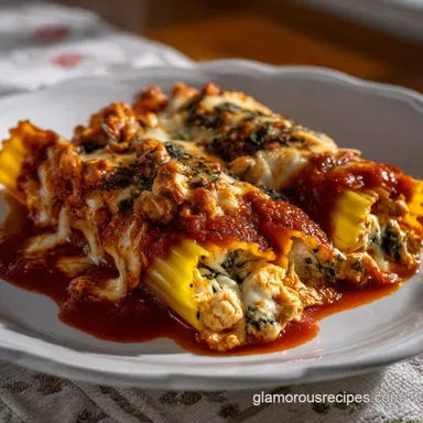 Manicotti With Meat And Ricotta: Flavorful Bake Recipe Card