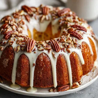 Butter Pecan Pound Cake with Sour Cream | 1h 40m