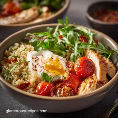 Mounjarofriendly meal preparation: Zesty High-Protein Prep Bowl