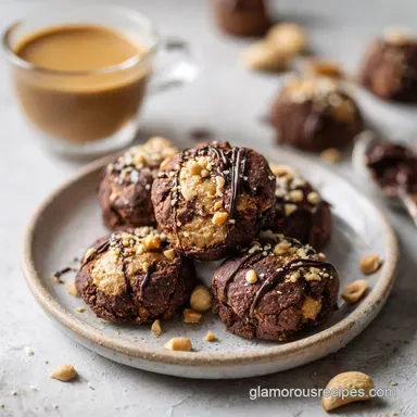 No Bake Keto Peanut Butter Cookies in 40 Minutes Recipe Card