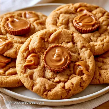 Peanut Butter Cup Christmas Cookies: 26