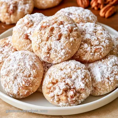 Pecan Snowball Cookies in 30 Minutes Recipe Card