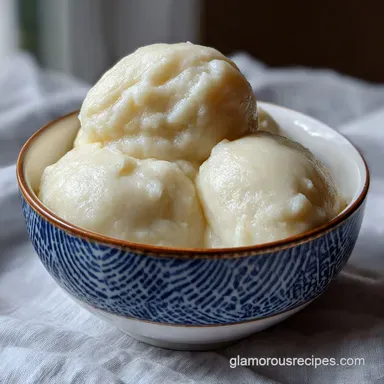 Fufu Recipe: Smooth Silky Instant West African Dough Recipe Card