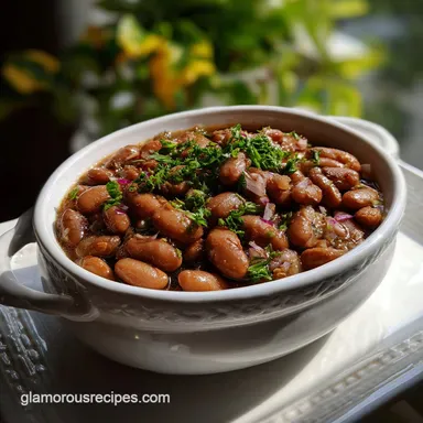 Pinto Beans Slow Cooker Recipe: No Soak Method Recipe Card